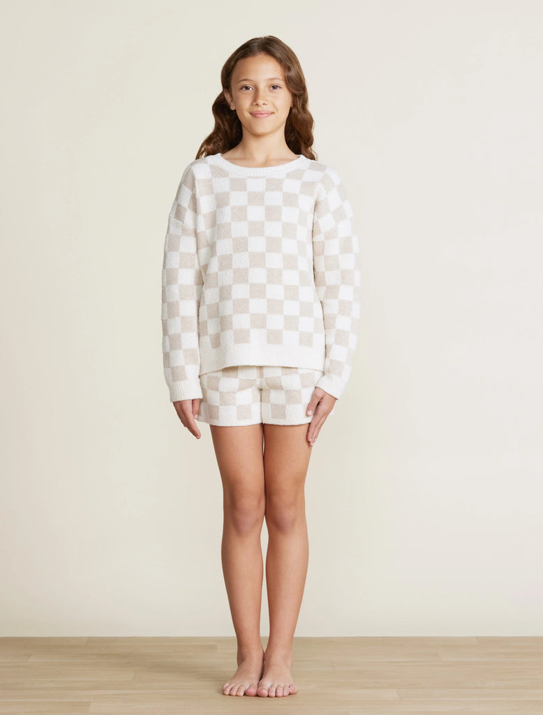 BFD Cozy Chic Cotton Checkered Pullover