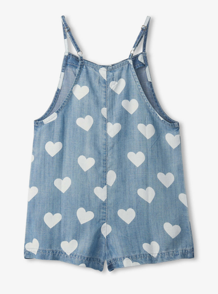 Hearts Slouchy Overalls
