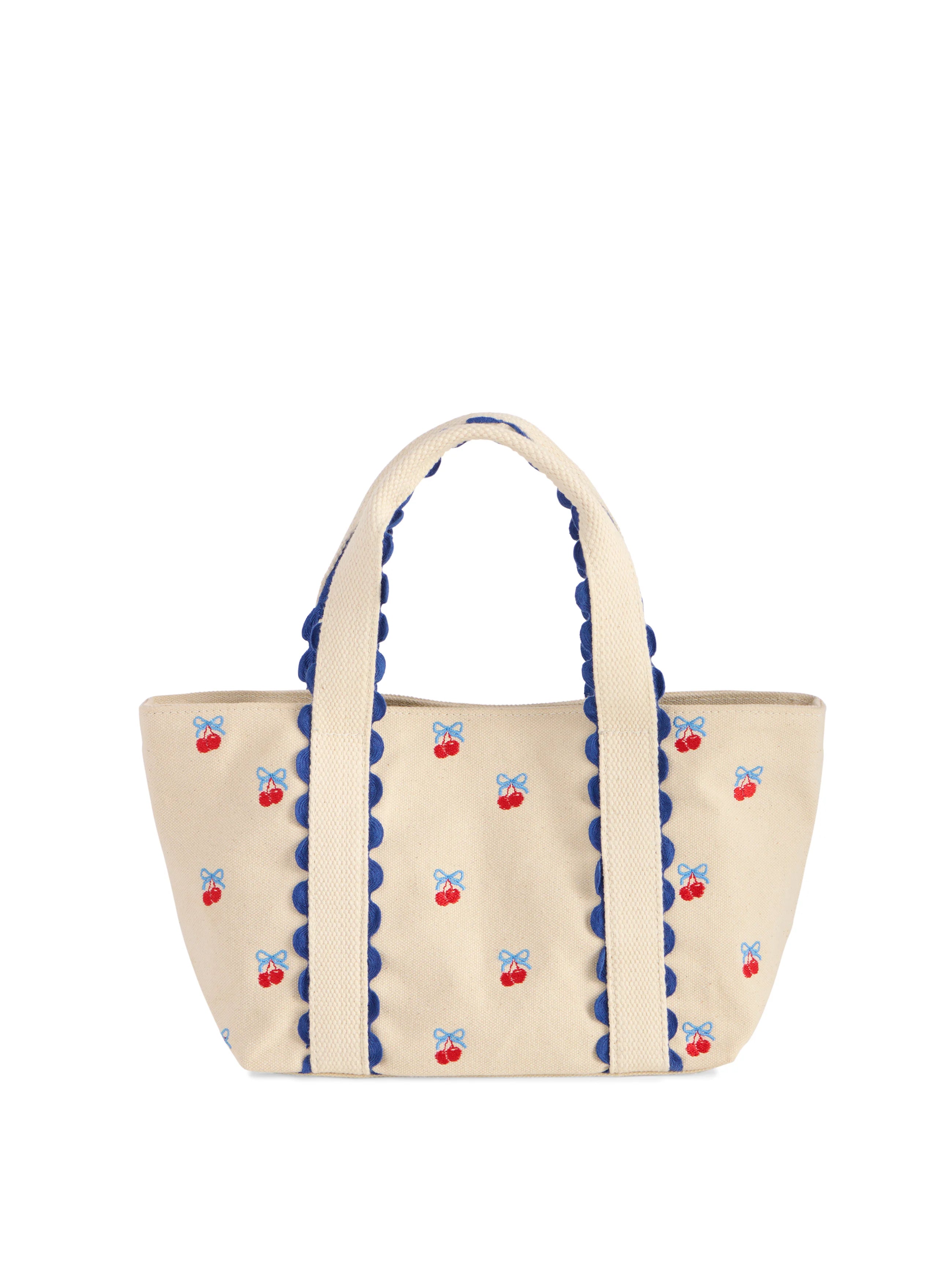 Cherry Icon Mini Tote Natural