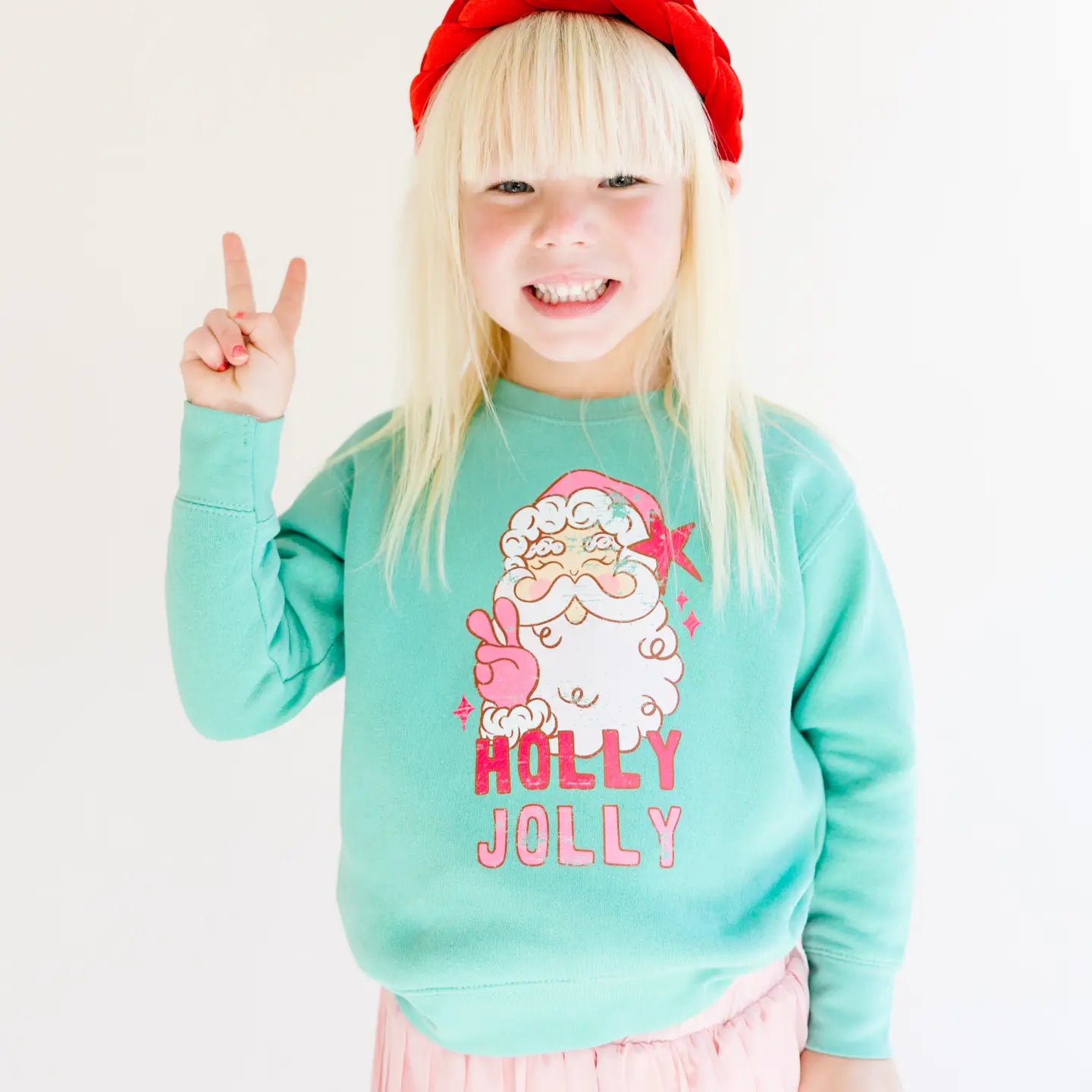 Holly Jolly Santa Pullover