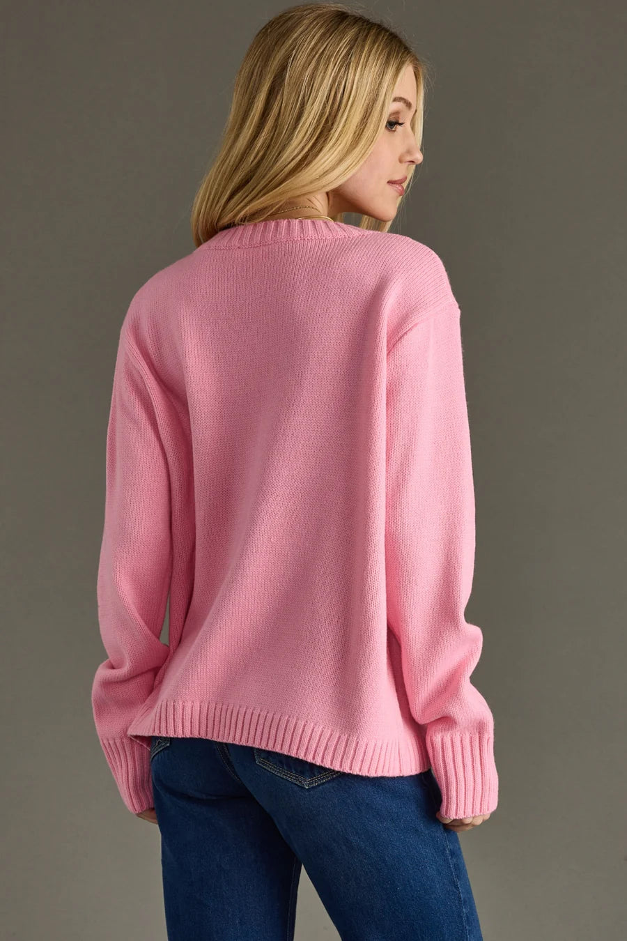 Pink Panache Merry Sweater