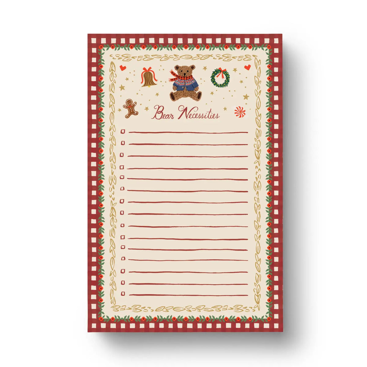 Rifle Paper Note Pad Bear Necessities