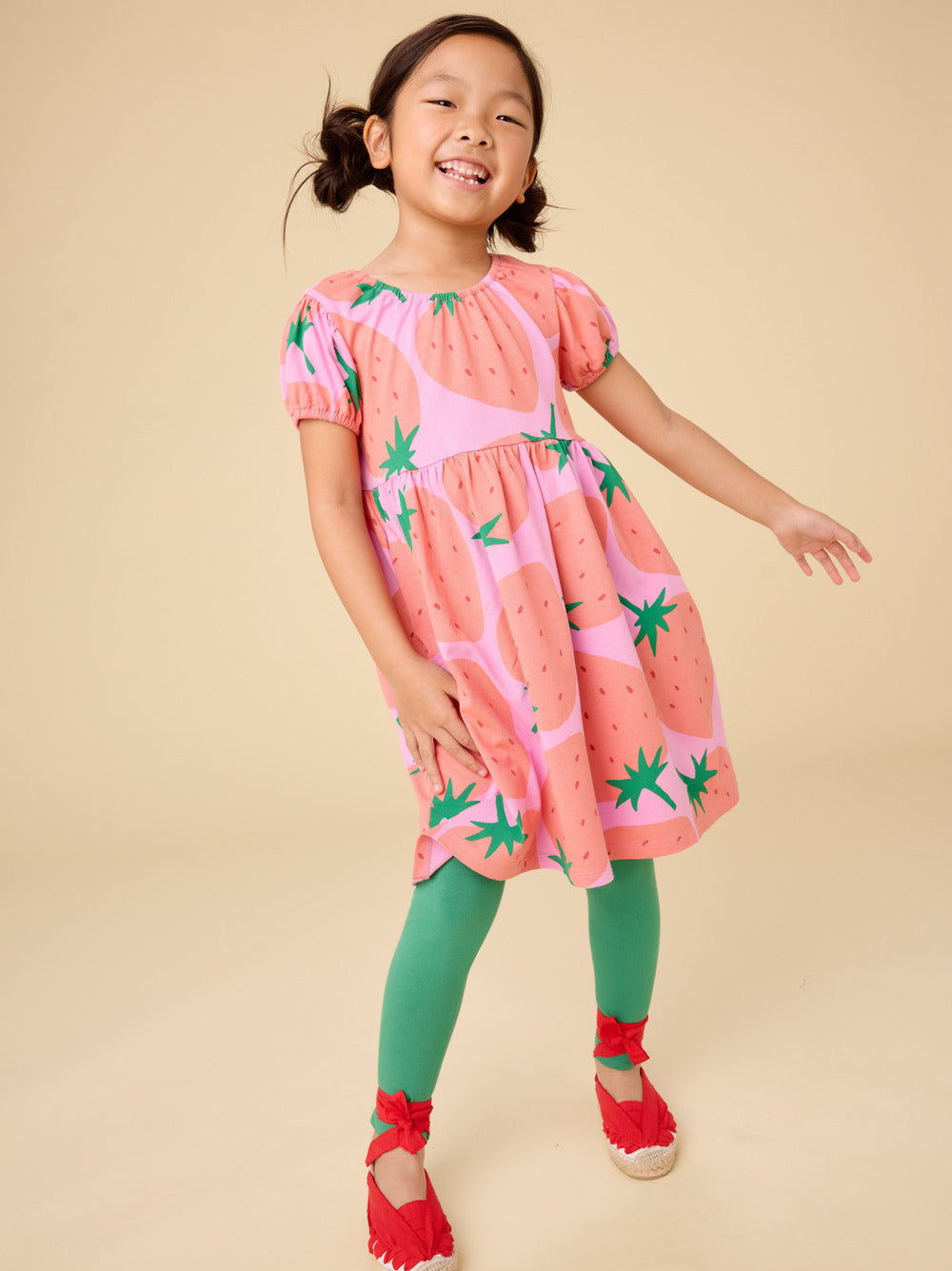 Puff Sleeve Empire Dress