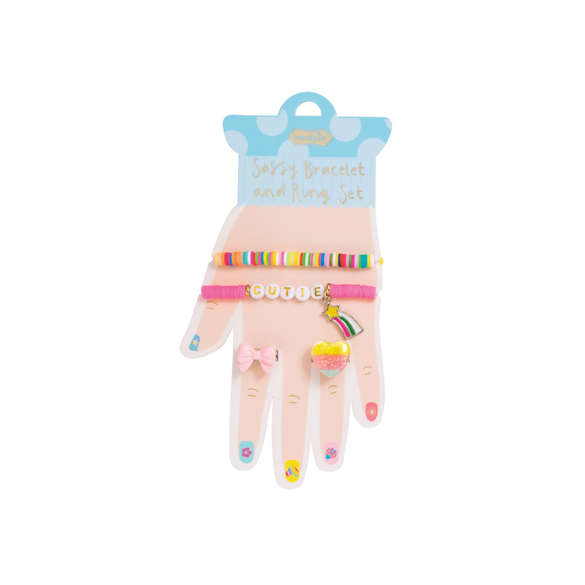 Bracelets Rings Card – Pink Lemonade