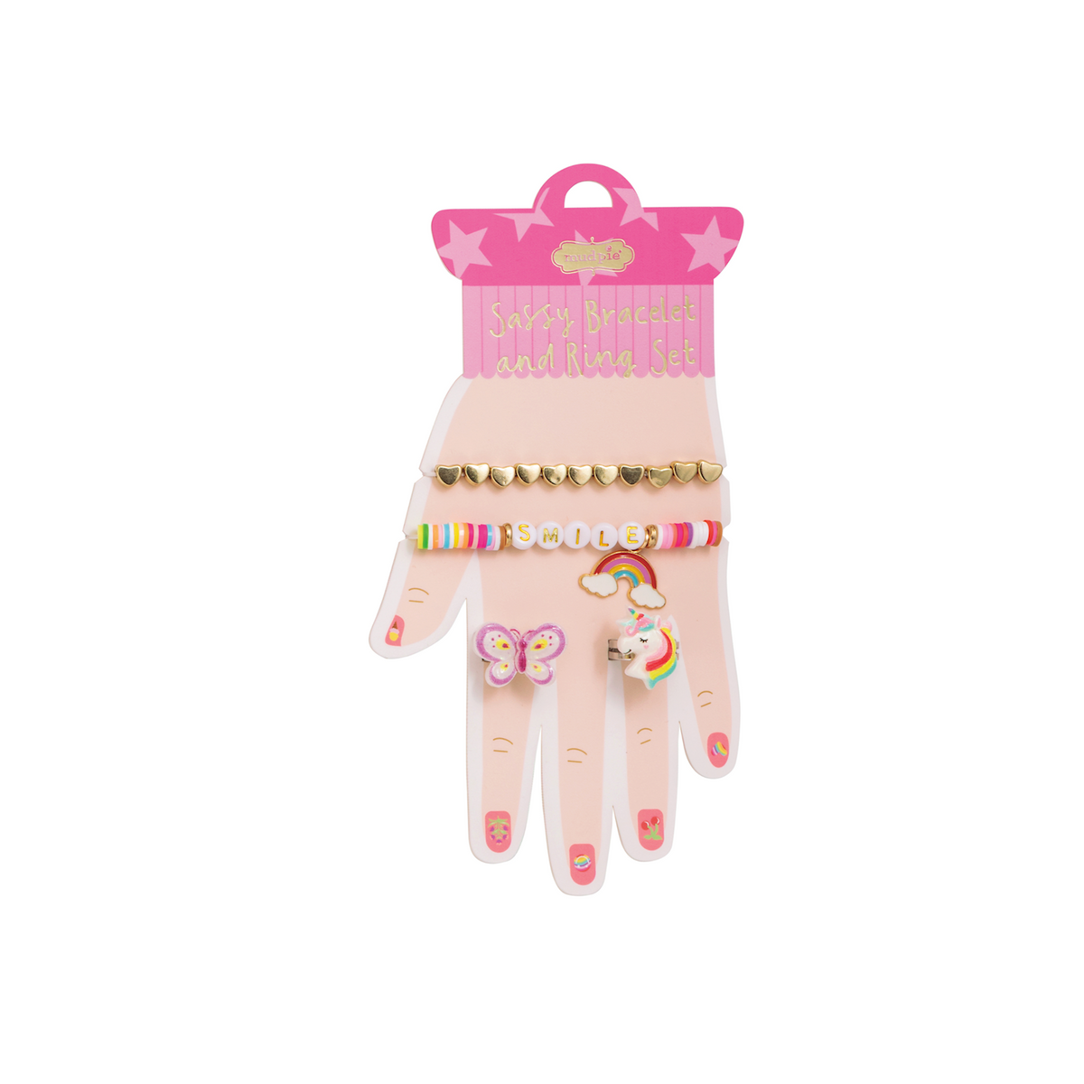 Bracelets Rings Card – Pink Lemonade