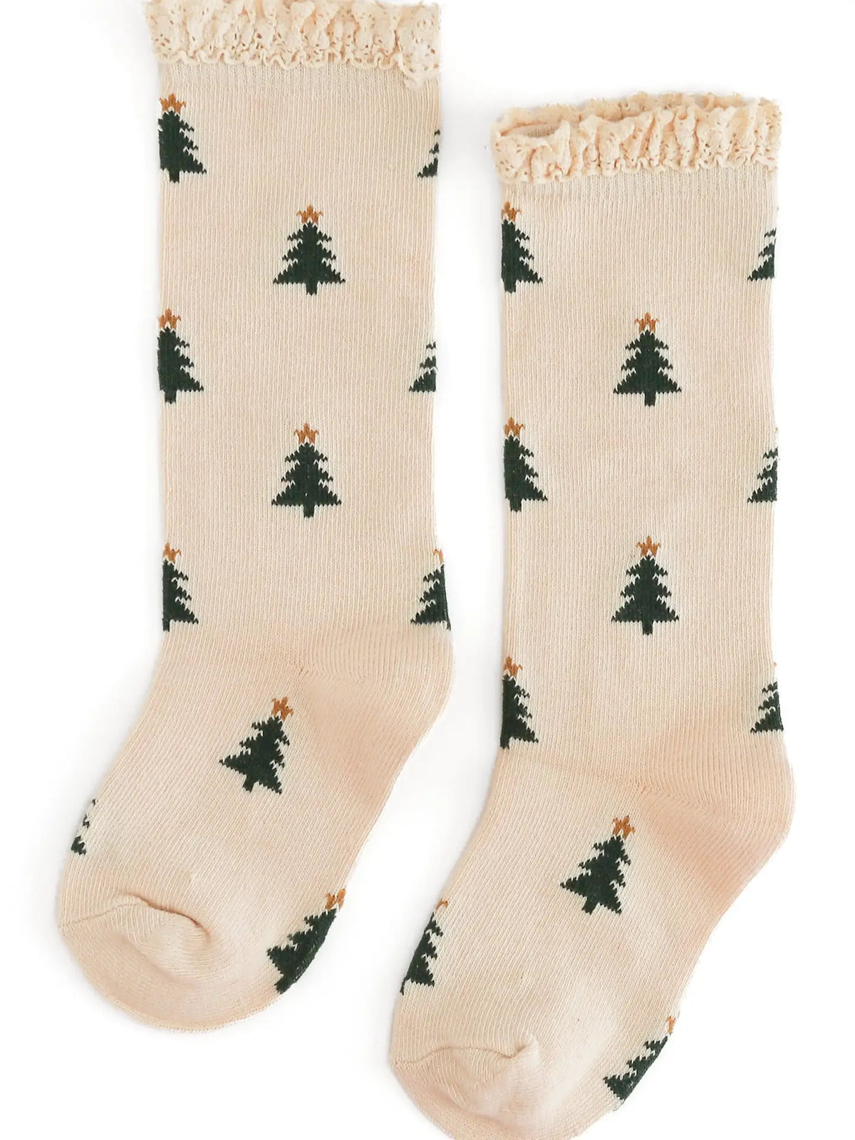 Tree Farm Lace Knee Socks