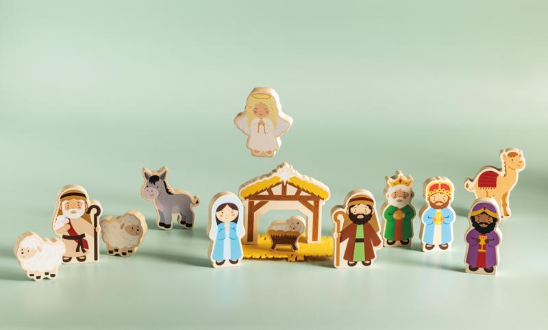 Wood Nativity Toy Set