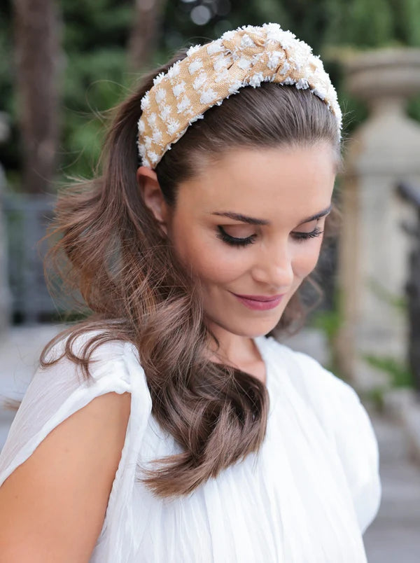 Shiraleah Tufted Straw Headband
