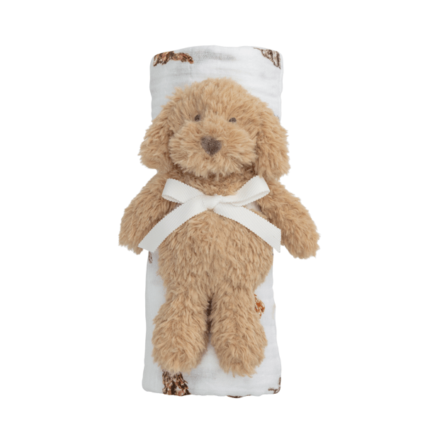 Swaddle and Rattle Set