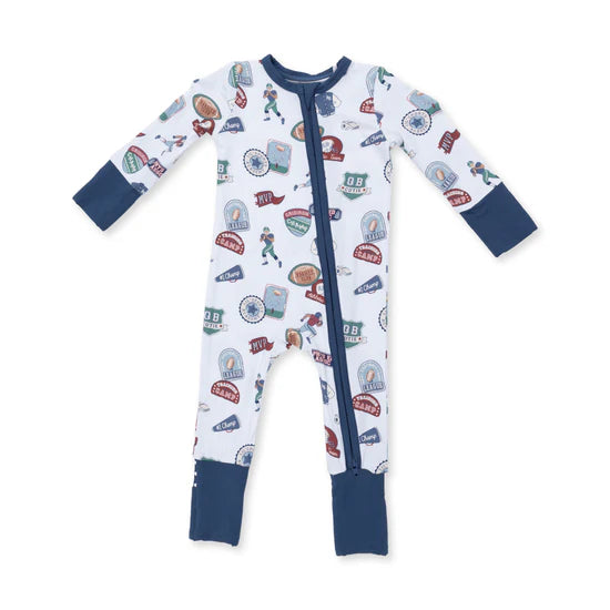 Football Patchwork - Convertible Romper