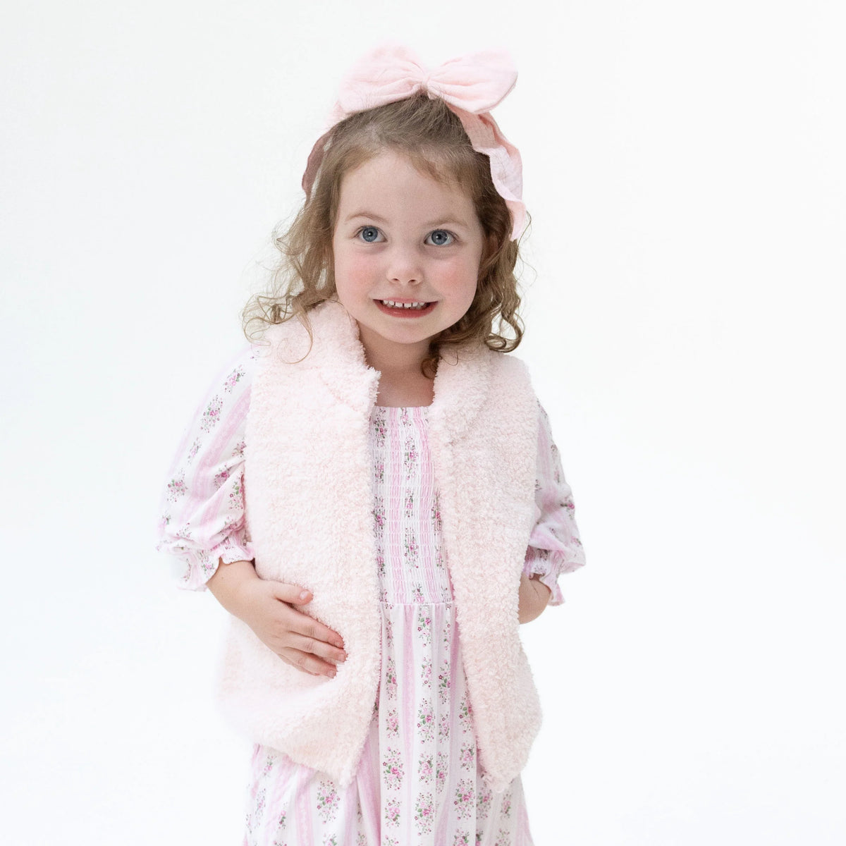 Chenille Blush Vest