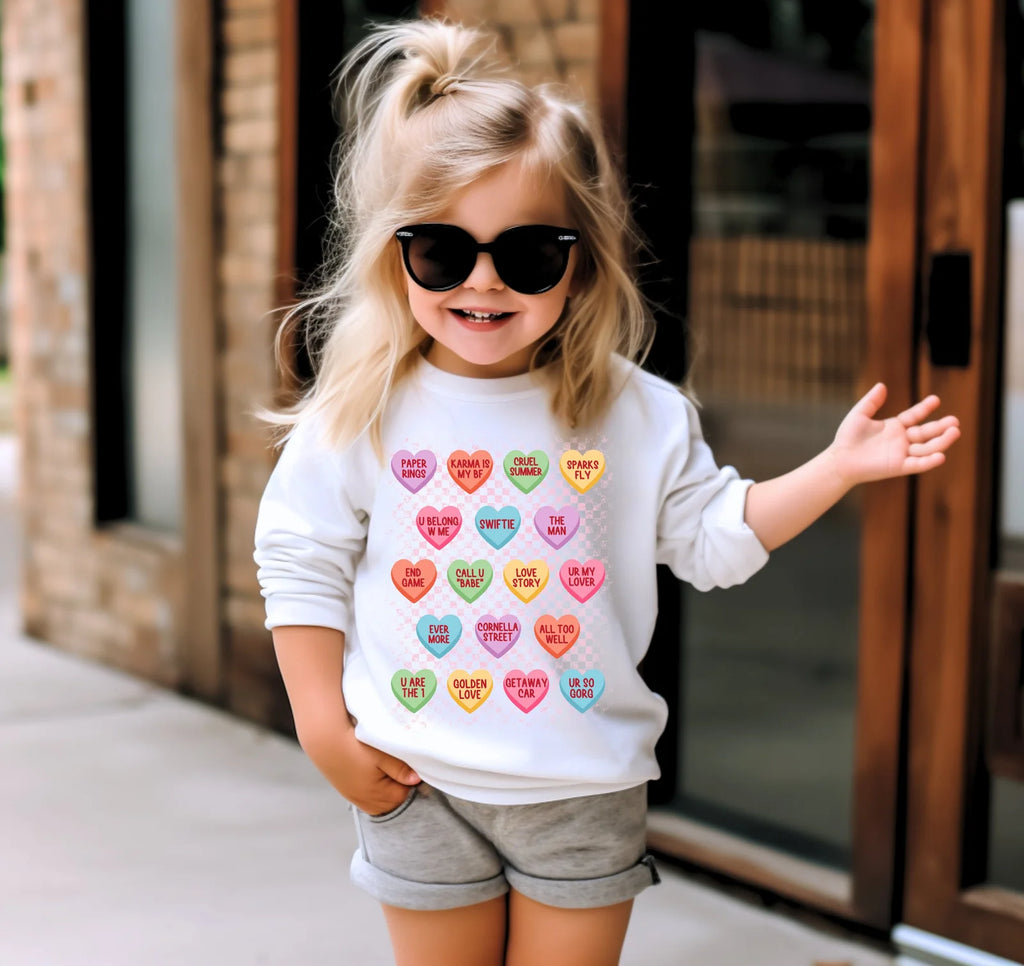 Candy Hearts Taylor Sweatshirt