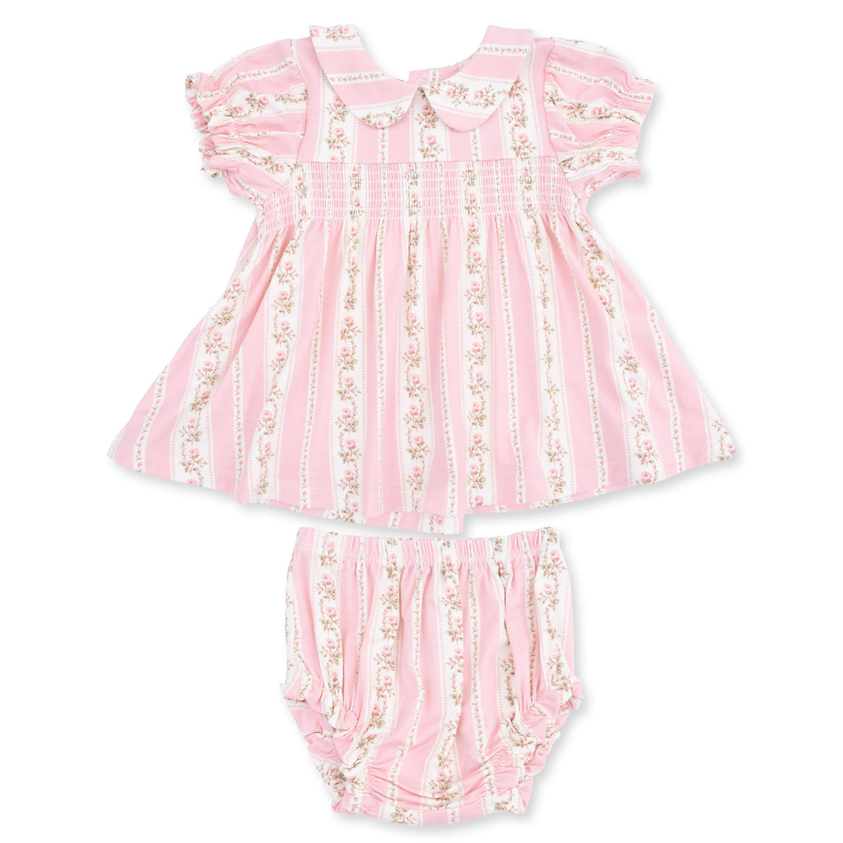 Antoinette Stripe - Smocked Dress Set