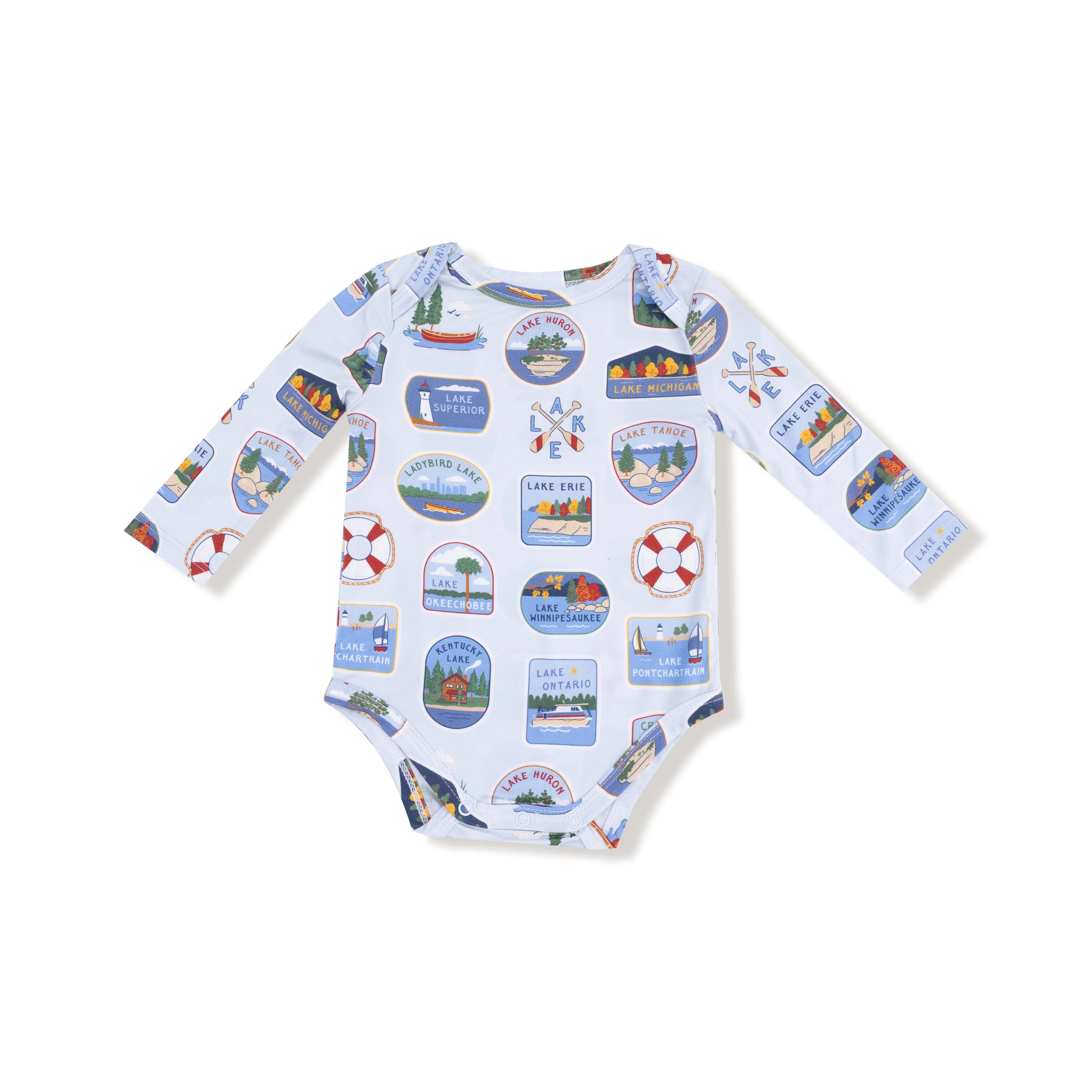 Lake Stickers - Lap Shoulder Bodysuit