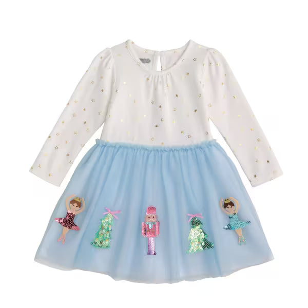 Nutcracker Blue Sequin Tutu Dress