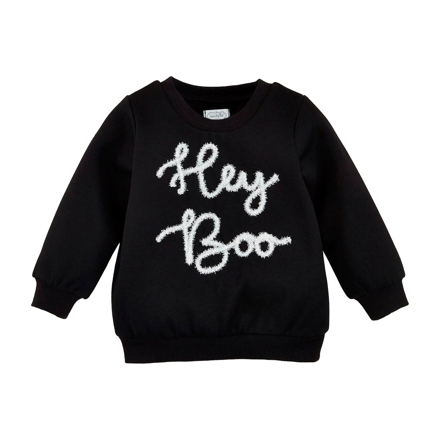 Hey Boo Sweatshirt Black