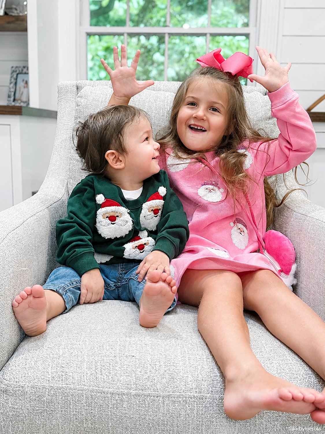 Green Santa Sweatshirt