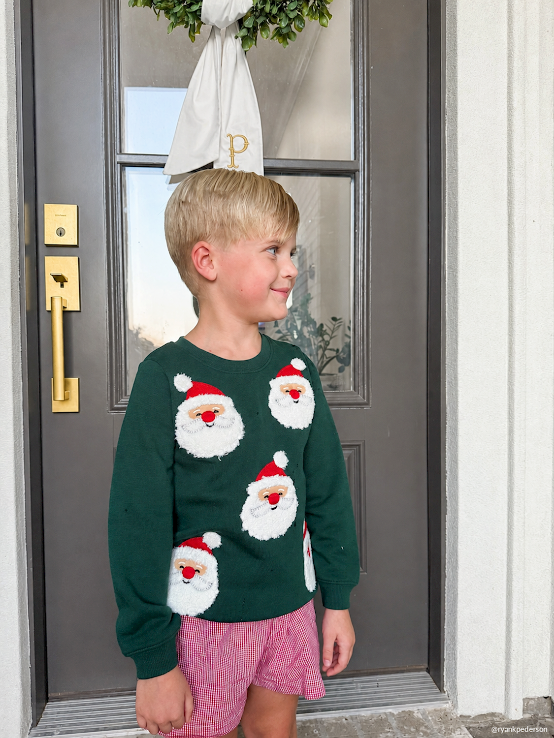 Green Santa Sweatshirt