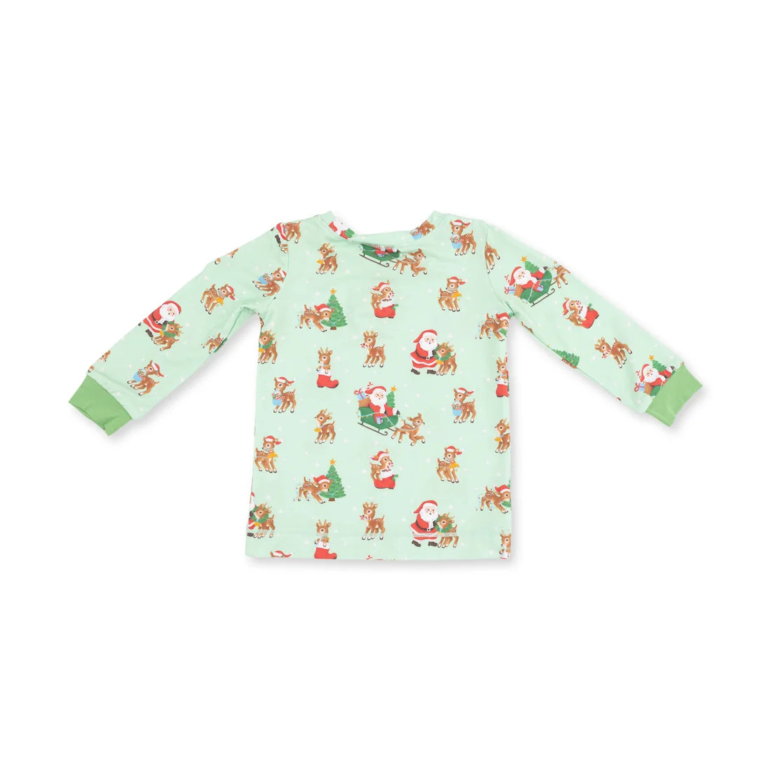 Vintage Reindeer & Santa Uni - Long Sleeve Loungewear Set