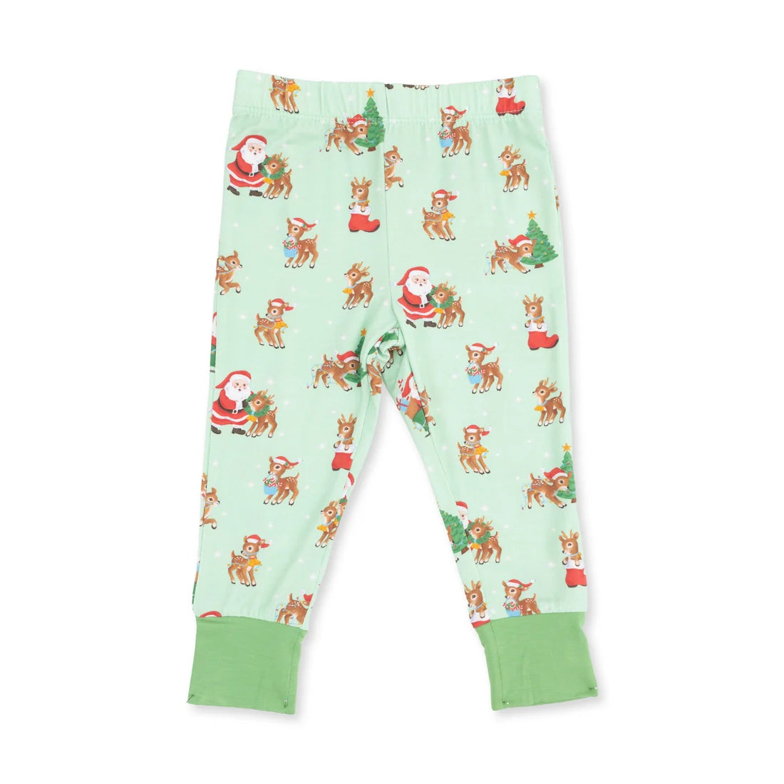Vintage Reindeer & Santa Uni - Long Sleeve Loungewear Set