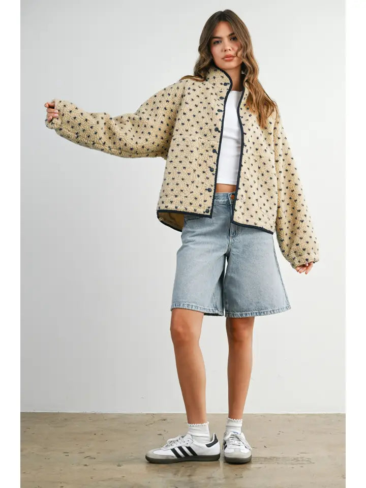 Polka Dot Sherpa