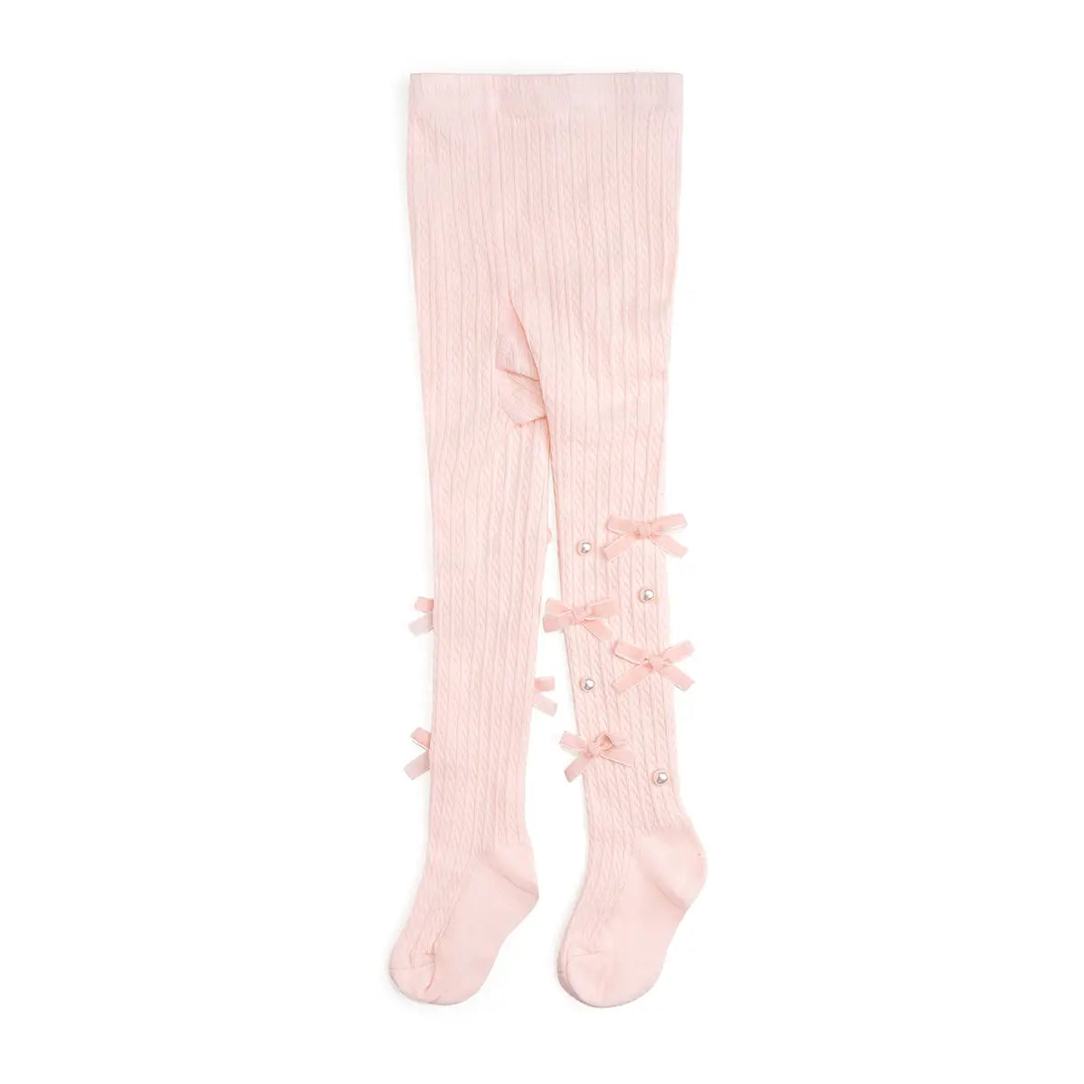 Pink Bedazzled Coquette Tights