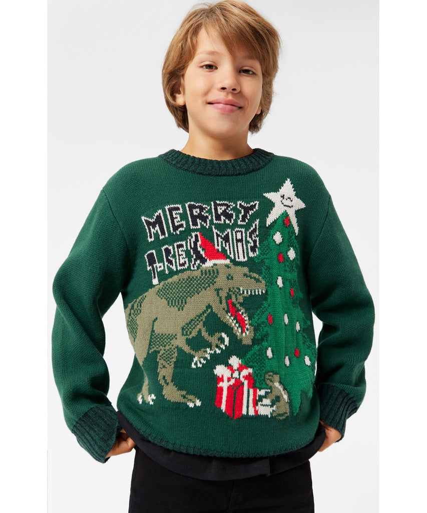 T-Rex-Mas Knit Jumper