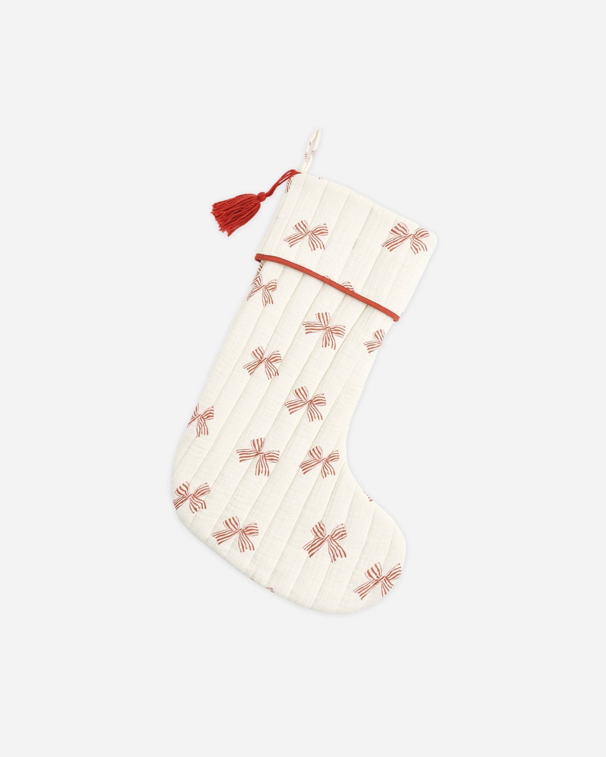 CHRISTMAS STOCKING PEPPERMINT BOWS