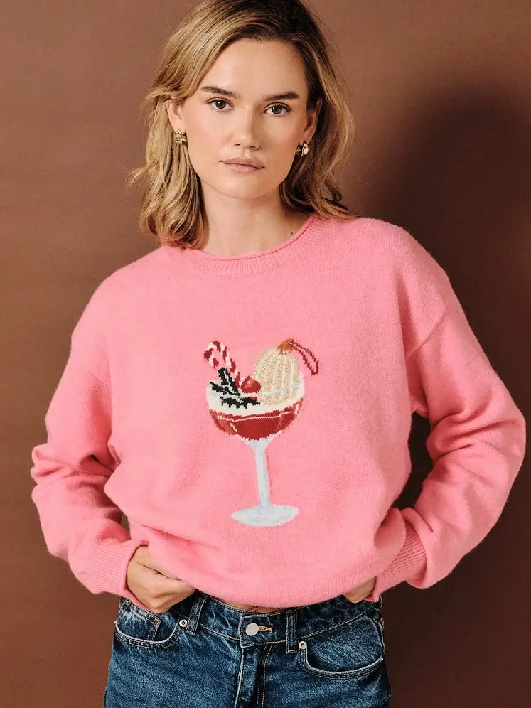 Pink Cocktail Sweater