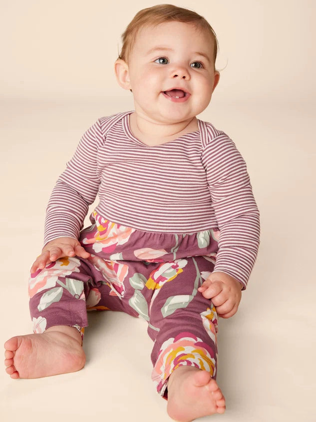 Tea Print Mix Romper