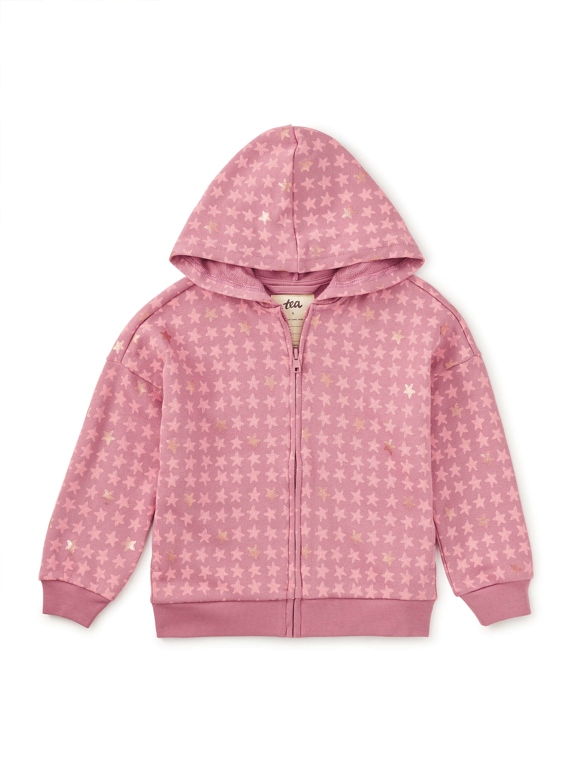 Tea Easy Fit Hoodie Metallic Stars