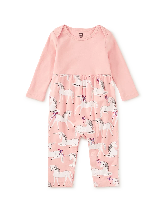 Tea Print Mix Romper