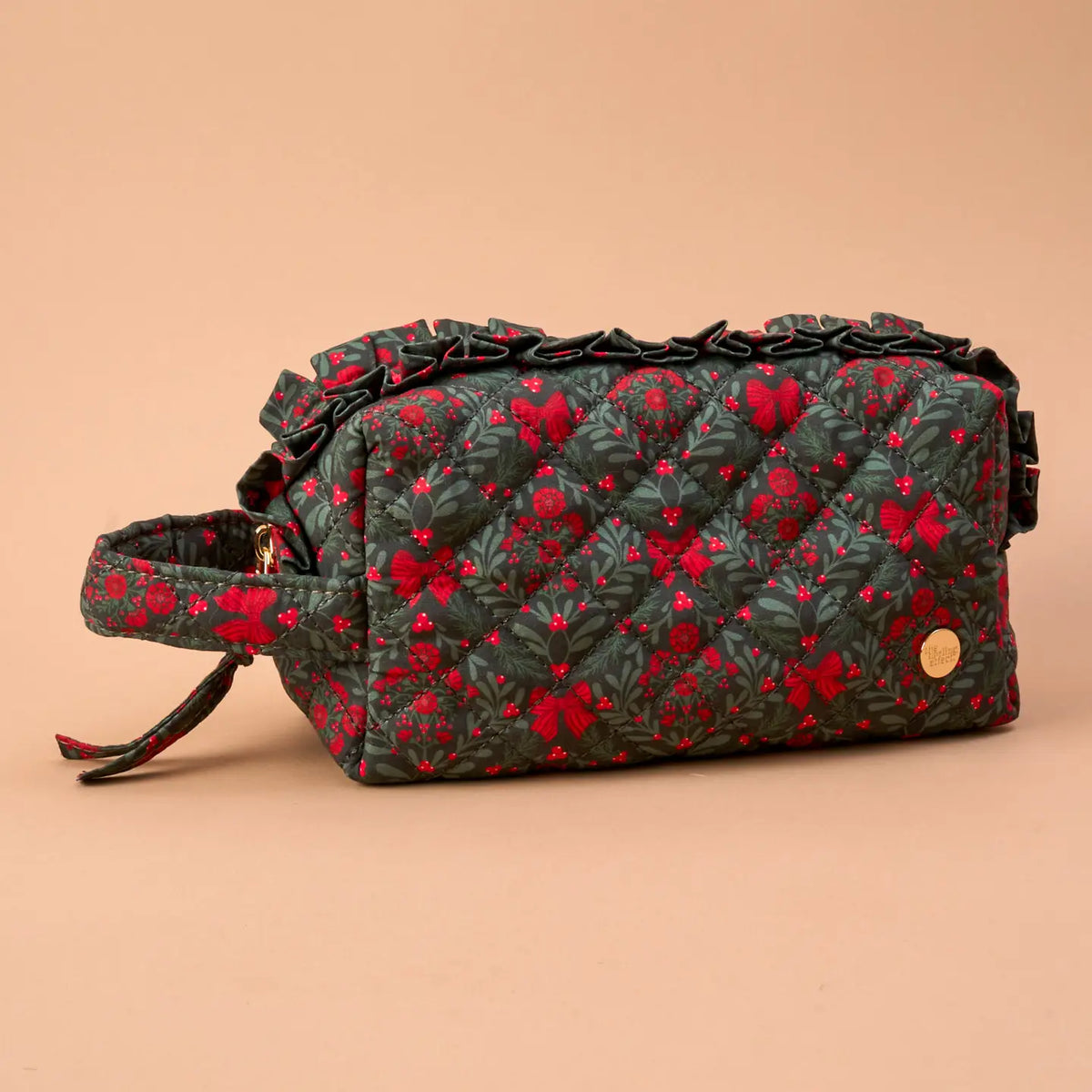 Essentials Quilted Cosmetic Pouch