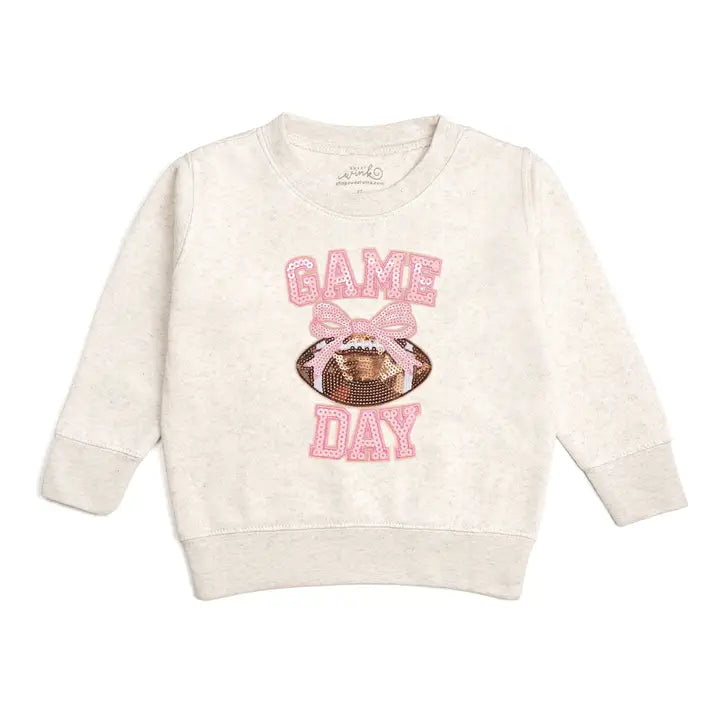 Game Day Sequin Patch Sweatshirt