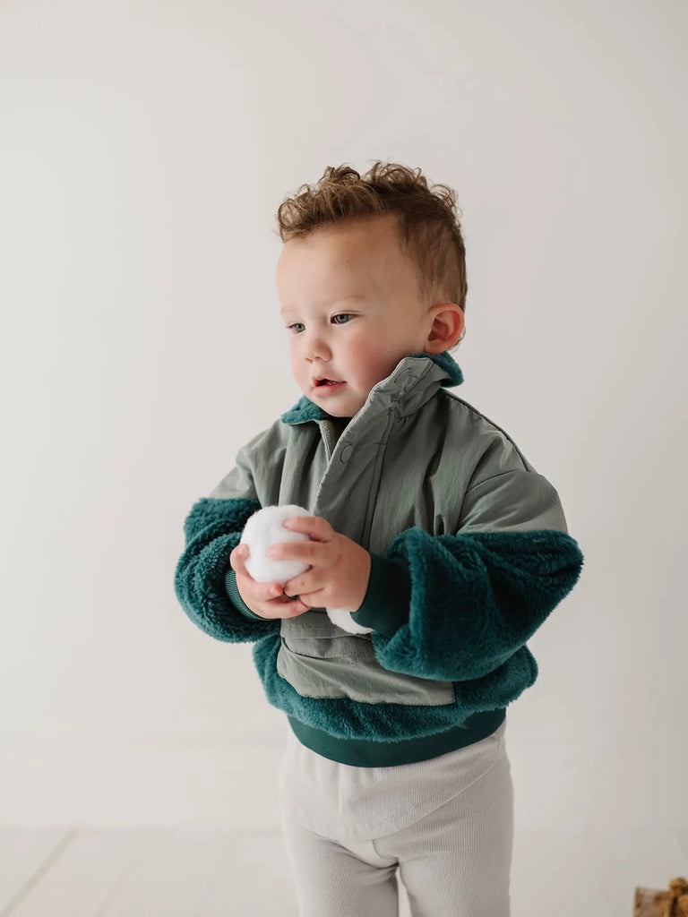 Sherpa Pullover Sea Pine