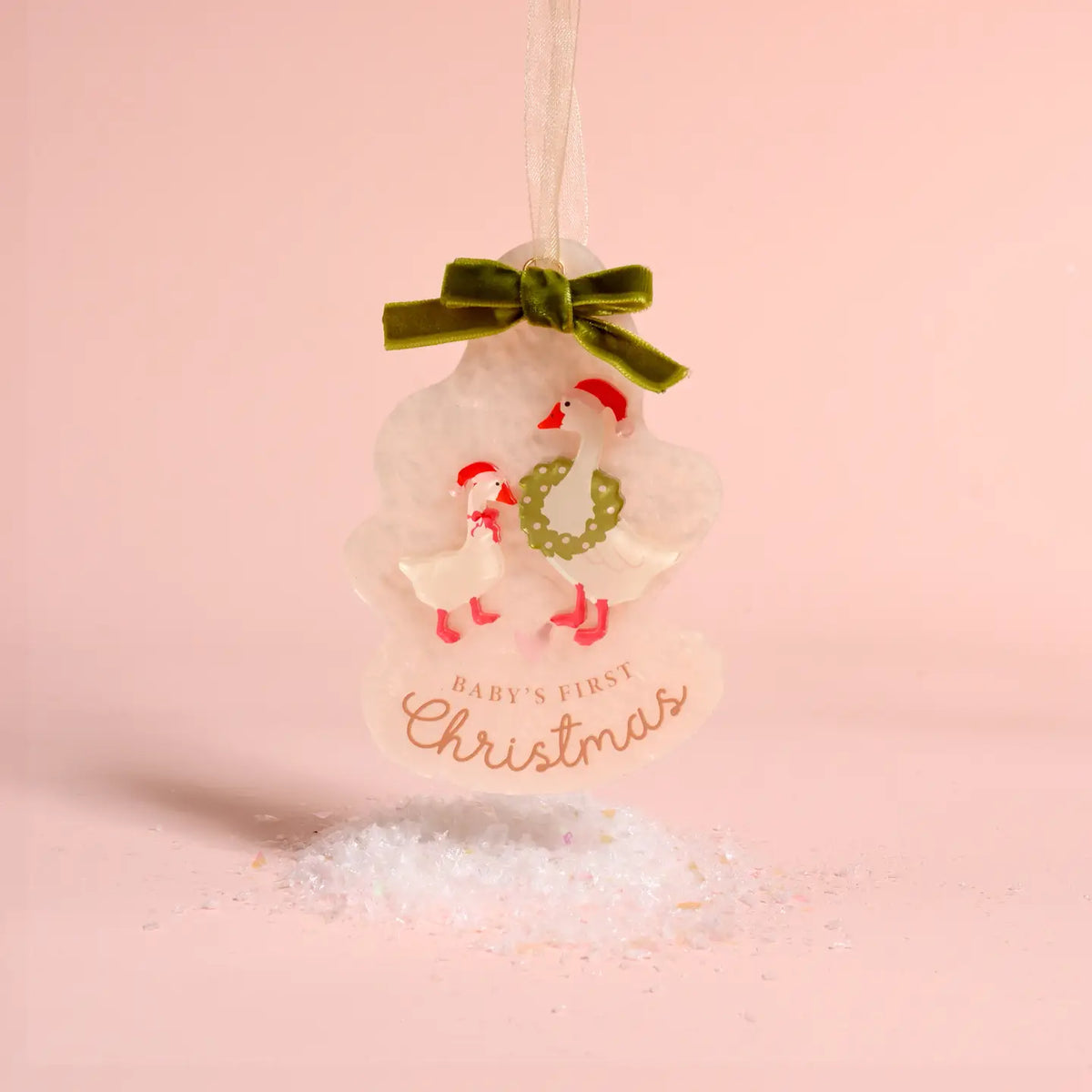 Acrylic Ornament-Baby's First Christmas