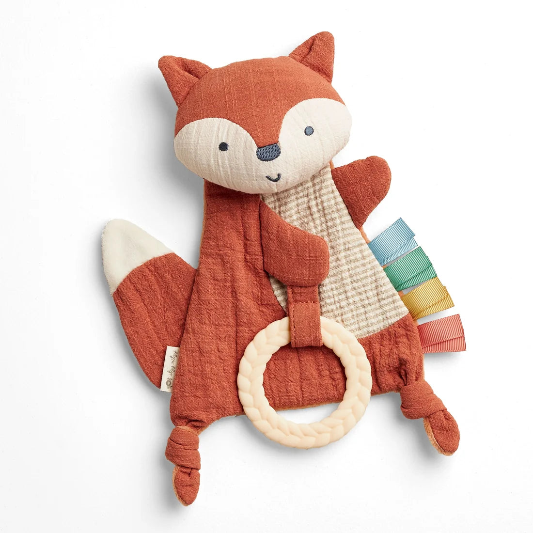 Fox Bitsy Crinkle Senosory Toy Teether