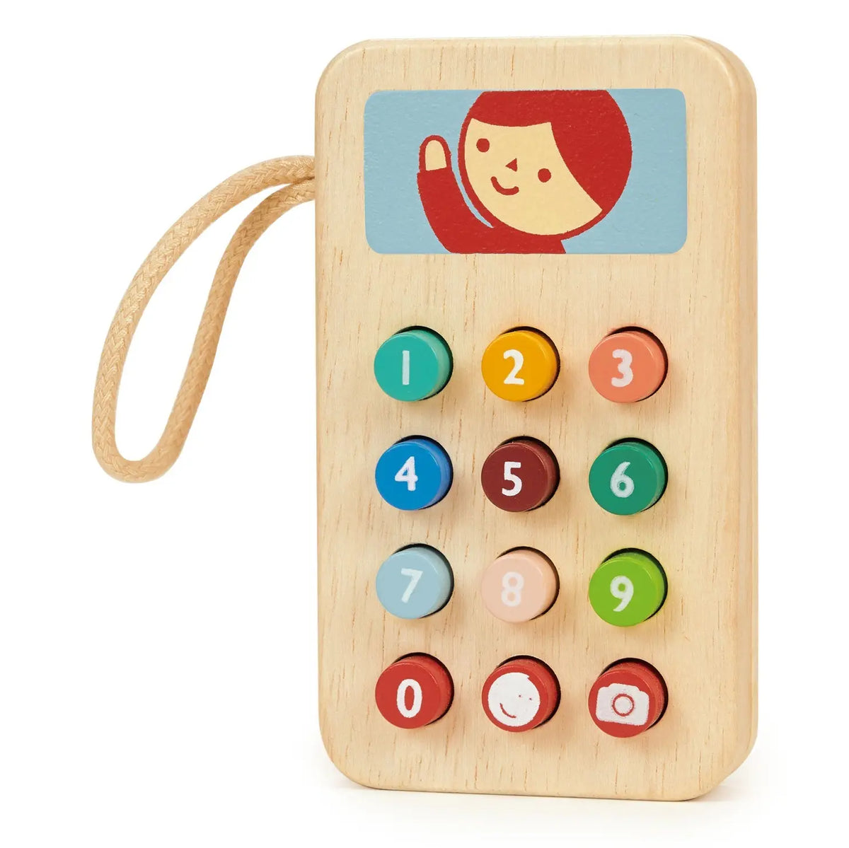 Wooden Toy Mobile Phone