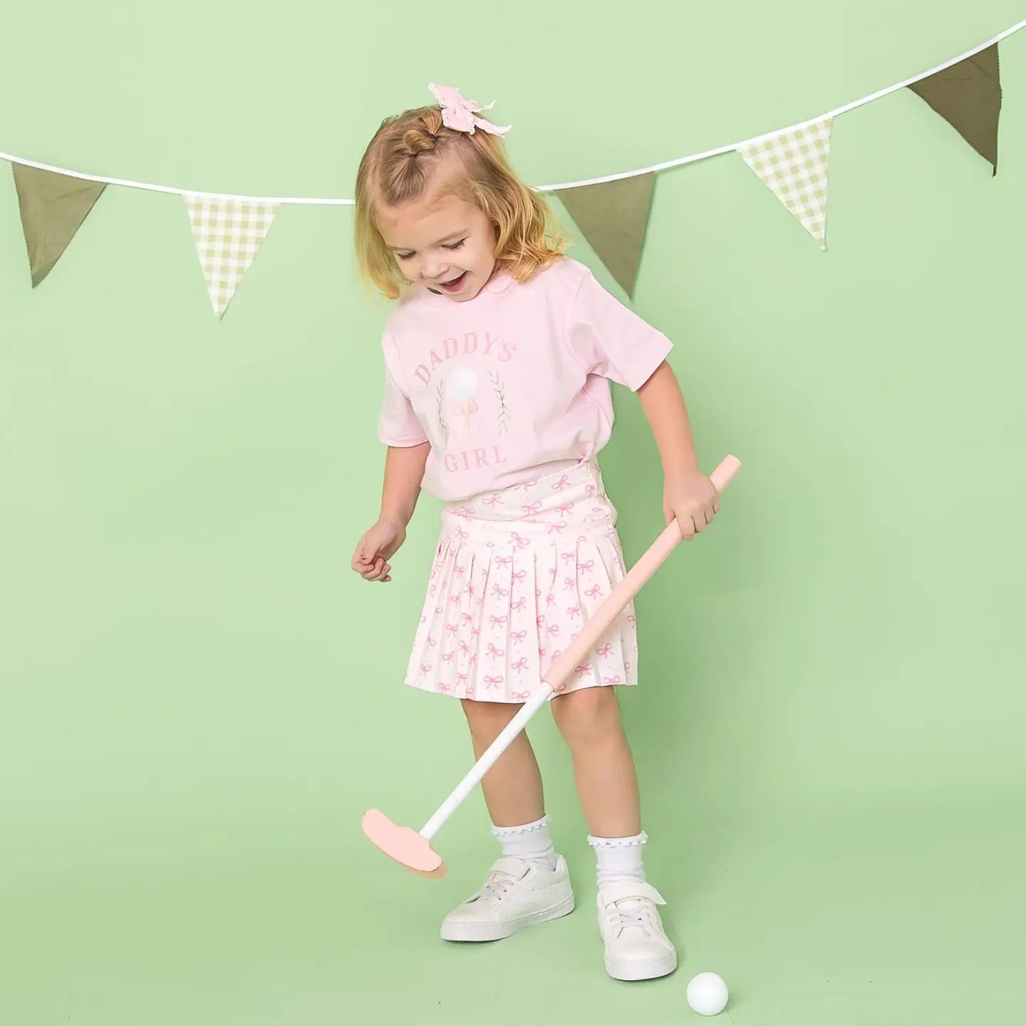 Daddy's Golf Girl SS T-Shirt - Ballet