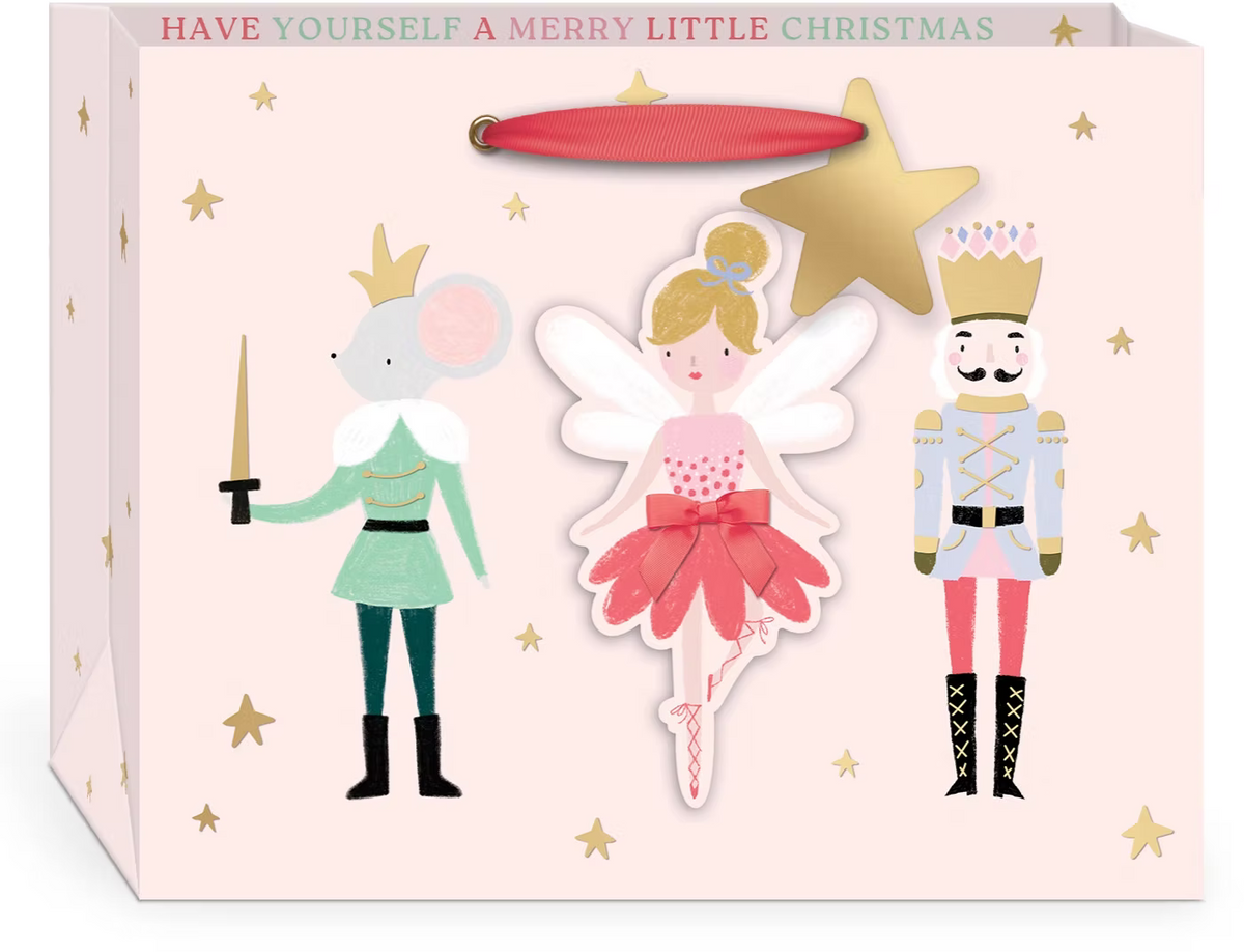 Magical Nutcrackers Trio Medium Horizontal Gift Bag