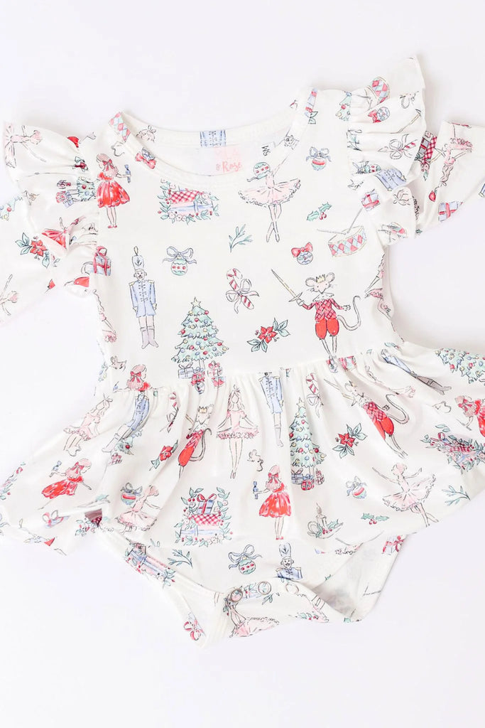 Clara's Christmas 3/4 Twirl Bodysuit