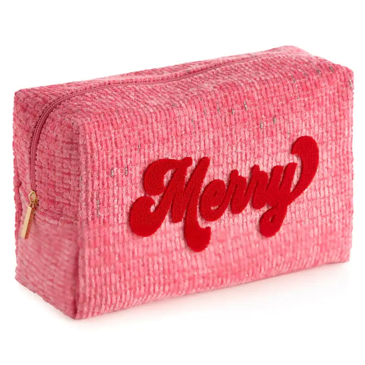 Shiraleah Pink Merry Zip Pouch