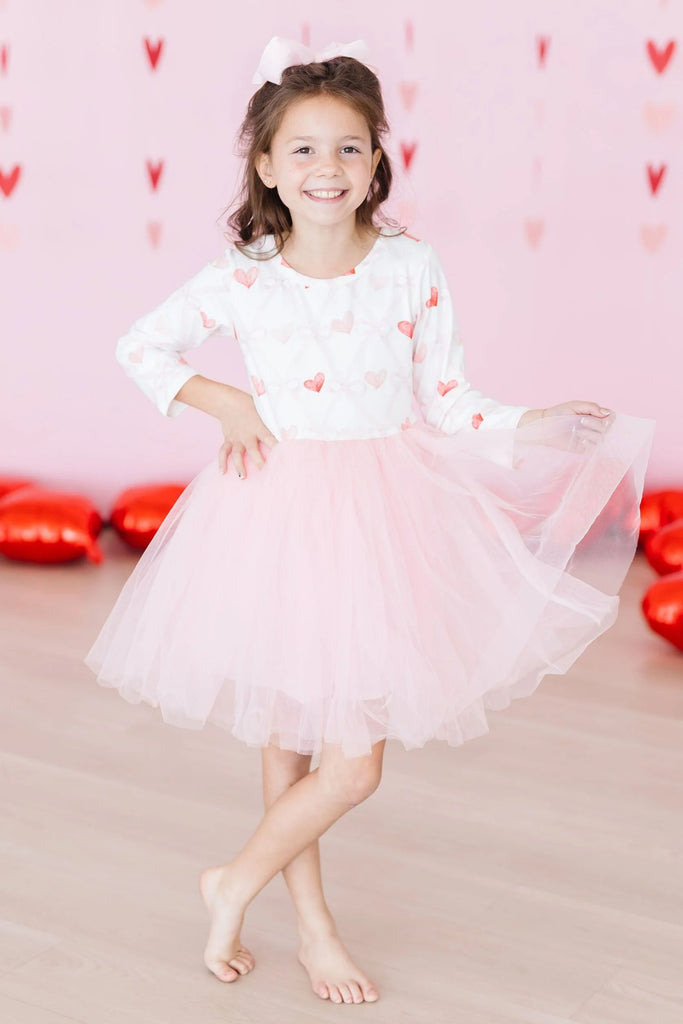 Love is in the air L/S Tutu Dress