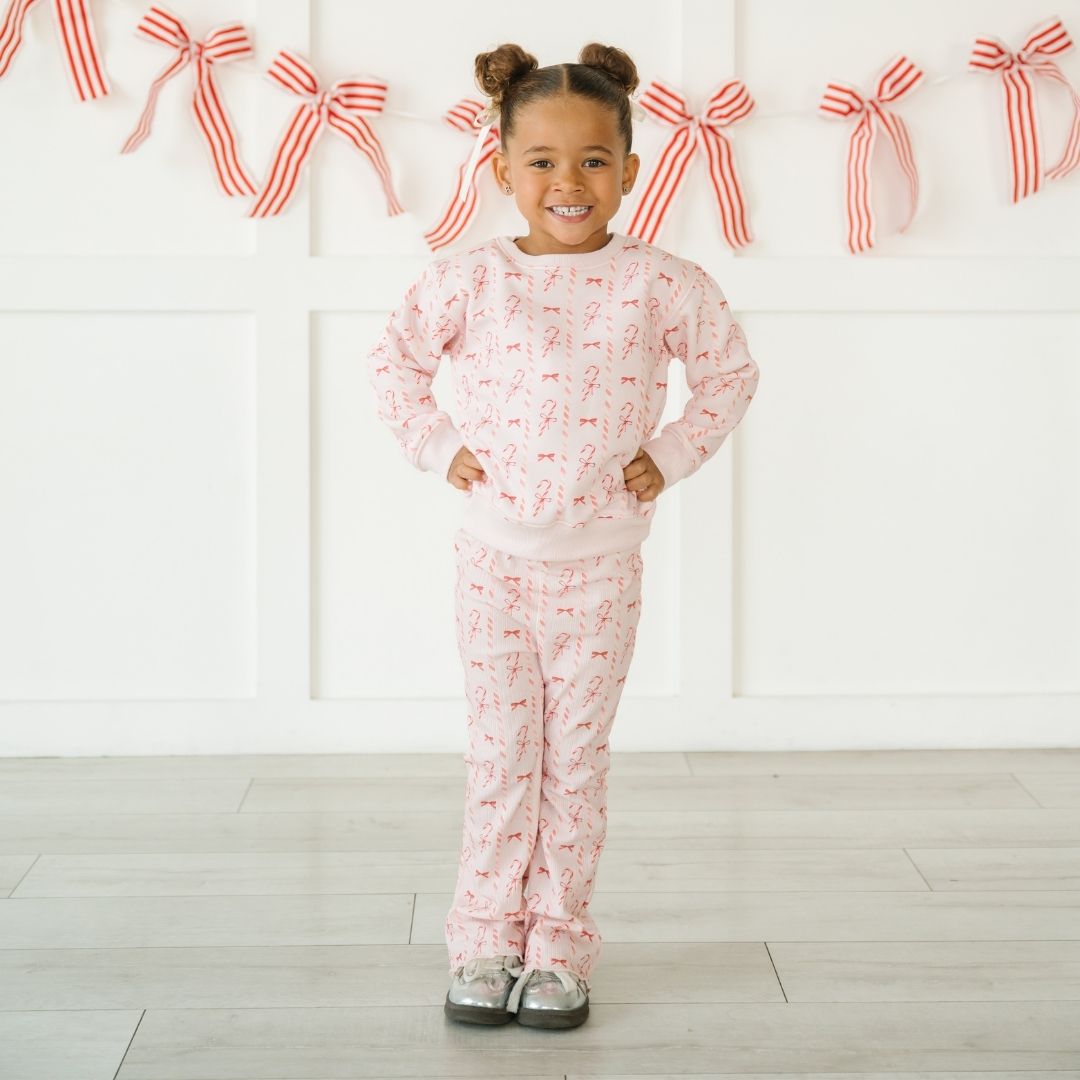 Candy Cane Lane Christmas Sweatshirt - Ballet