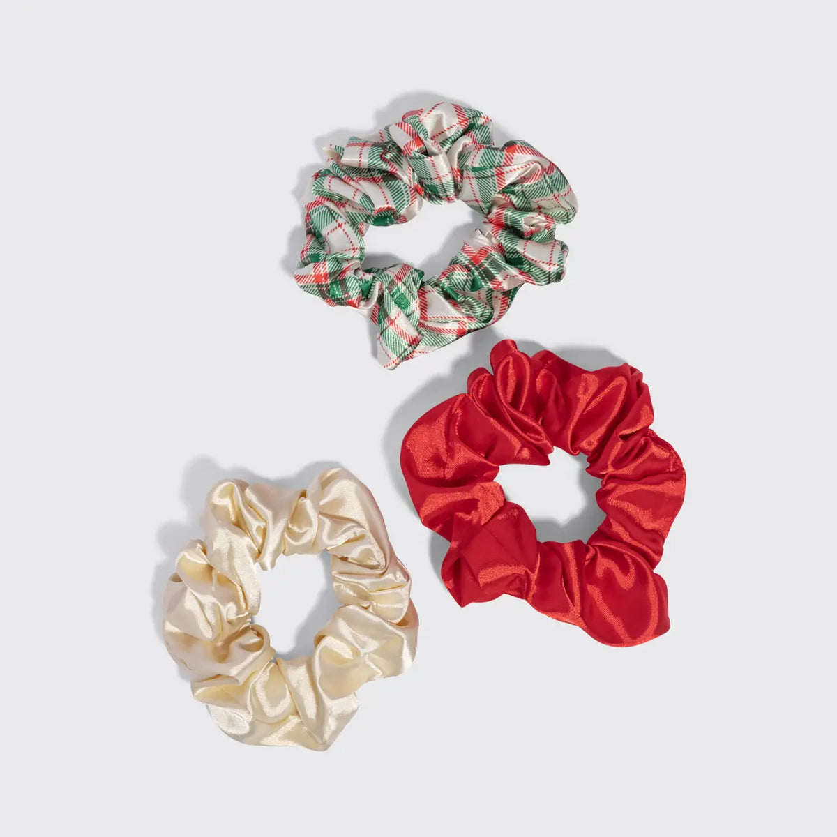 Holiday Scrunchies 3pc Multi Color