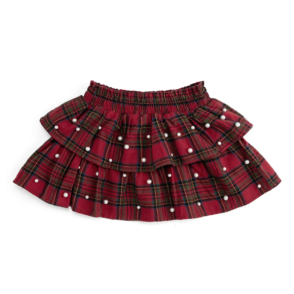 Christmas Tartan Pearl Skirt