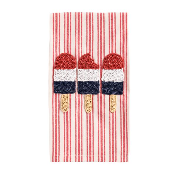 Beaded Americana Towel