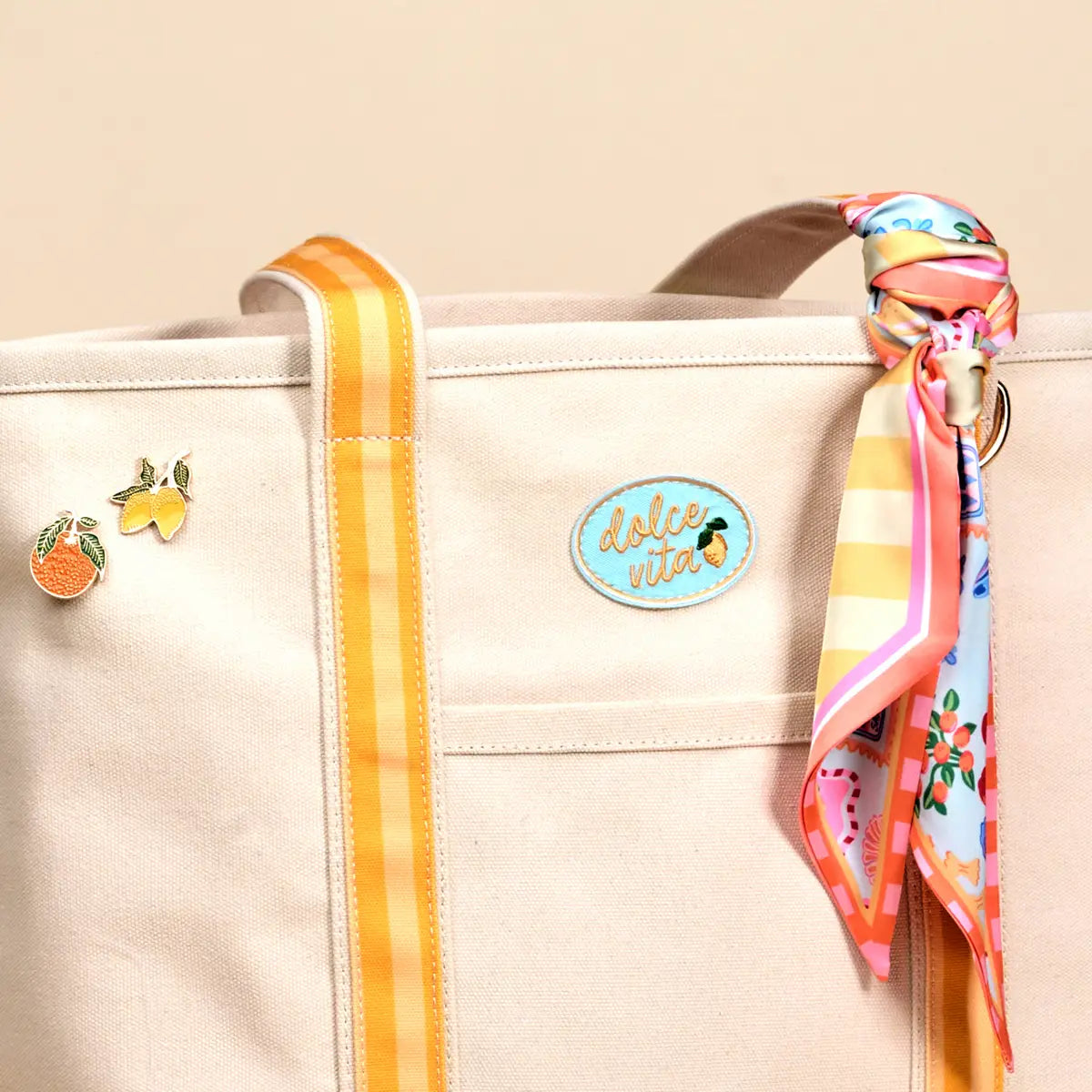 The Darling Canvas Tote Bag Ciao Bella
