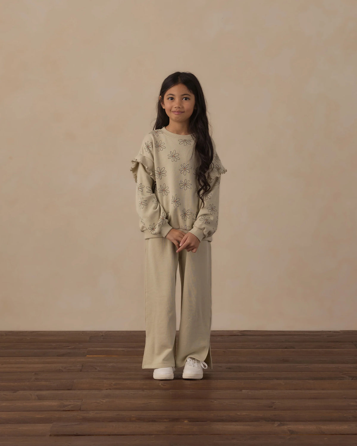 RUFFLE SWEATSHIRT BIG DAISY