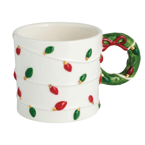 Whimsical Christmas Handle Mug